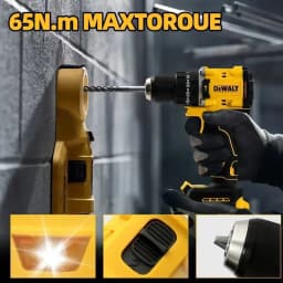 DEWALT DCD805 20V Brushless Cordless Impact Drill Combo Kit Electric Screwdriver Hand Drill With Lithium Battery Full Set