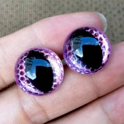 20pcs 3D Honeycomb Cat Safety Eyes For Crochet Toys Glitter Amigurumi Crafts Plush Doll Eyes DIY Toy Accessories