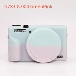 For SX740 HS Digital Camera Case Silicone Cover For Canon G7X Mark II III G7X2 G7X3 SX730 SX740HS Soft Protector Bag