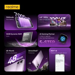 [New Launch] realme P4 Lite Smartphone 6.8" 120Hz Display Octa-Core Chipset 7000mAh Titan Battery 15W Charge 8MP Camera IP64