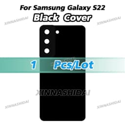 Battery Back Cover for Samsung Galaxy S22 SM-S901B with Camera Lens Cover Phone Rear Housing Case Replacement