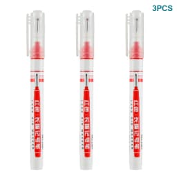 1/3PCS 20mm Long Head Marker Pens Large Capacity Deep Waterproof Four Color Marker Oily Marking Pen Metal Woodworking Tools