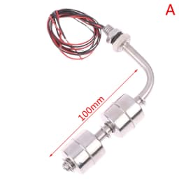 30Styles 45-400mm Stainless Steel Float Switch Tank Liquid Water Level Sensor Double Ball Switch Tank Pool Flow Sensors Float