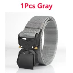 Nylon Braided Tactical Belt Men's Outdoor Quick Release Buckle Military Belt Casual Training Hunting Golf Trouser Waist Belt