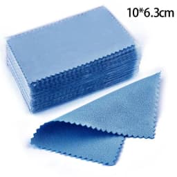 50pcs Silverware Polishing Cloth Soft Cleaning Polishing Cloth Clean Wipe Wiping Cloth For Silver Gold Jewelry Tools Equipments
