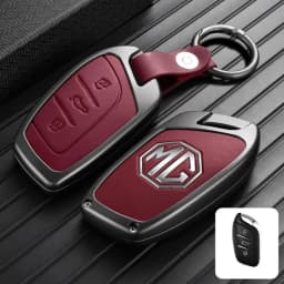 Key Fob Cover Full Protection Shockproof For MG ZS MG 4 MG HS MG 5 MG RX8 Zinc Alloy Heavy Duty Car Accessories