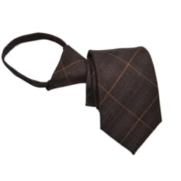 New Zipper Men Ties Suits Lazy Plaid Neck Tie For Wedding Check Necktie For Men Retro Lazy Fashion Stripe Ties For Women Necktie