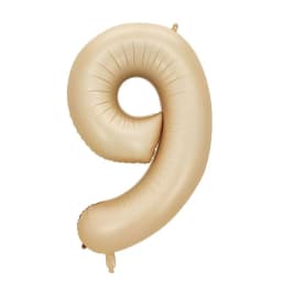 32/40inch Cream Number Balloons 1-9 Digital Foil Balloon For 1st Girl Kids Adult 18 30 Birthday Party Decoration Air Helium Ball