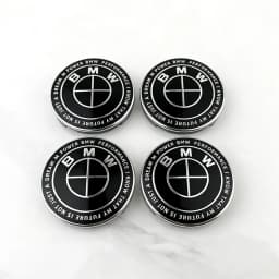 Car 68mm 56mm Wheel Center Caps Emblem Badge 50th Accessories For BMW E39 E46 E90 E60 E87 E53 F10 F20 F30 M X3 X5 X6