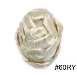 Double knotted Toupee Men 0.06-0.08mm PU Natural Hairline Men Wig Human Hair System Unit 6" Male Hair Prosthesis Soft Male Wig