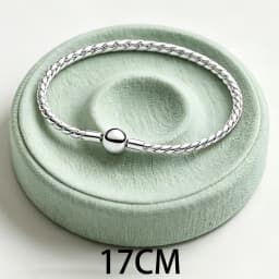 2026 New 925 Silver Women's Logo Heart Shaped Snake Chain Tennis Adjustable Bracelet Display Tool DIY Exquisite Charm Jewelry