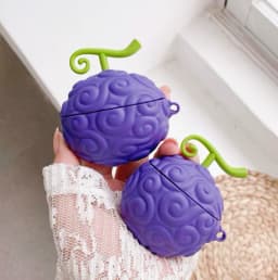 One Piece Devil Fruit For Airpods 4 Case 2024,Anime Silicone Protective Earphone Cover For Airpods Pro 2 Case/Airpods 3 2 1 Case