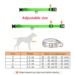 3 Modes Dog Luminous Charge Collar Led Usb Cat Dogs Collars Detachable Night Led Glow Dog Loss Prevention Collar Pet Accessories