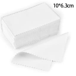 50pcs Silverware Polishing Cloth Soft Cleaning Polishing Cloth Clean Wipe Wiping Cloth For Silver Gold Jewelry Tools Equipments
