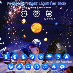 Star Projector Galaxy Pro Night Light 4K HD Lmage Disc Upgraded Planetarium Projector Pro With Remote Control Bluetooth Function