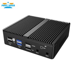 Partaker Mini PC N5105 N150 J4125 J6413 Soft Router 4 Intel I226 2.5G LAN PfSense Firewall Appliance 2xDDR4 OPNsense VPN Server