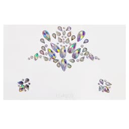 Cute Cat 3D Acrylic Rhinestone Face Sticker Masquerade Party Face Makeup Decoration Temporary Tattoo Face Painting Decals
