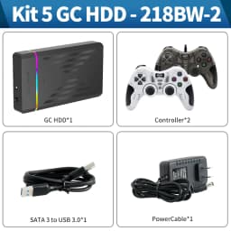 3TB Gaming HDD Playnite&Retrobat&Launchbox Retro Game Console with 17000+ Games for PS4/PS3/PS2/Wii/Wiiu/SS and WIN PC/Laptop