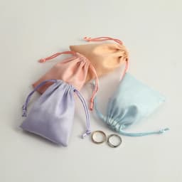 50Pcs Jewelry Flannel Drawstring Bag Velvet Suede Gift Packaging Pouch Ring Earring Bracelet Keychain Storage Pouch Candy Pocket