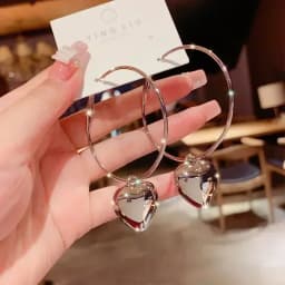 Irregular Smudging Resin Blue Jelly Ice Cute Geometric Bean Stud Earrings for Women Unique Design Party Jewelry Christmas Gift