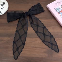 Super fairy lace headband women's versatile long bow tie hair rope forest style sweet tied hair ribbon long scarf waist belt