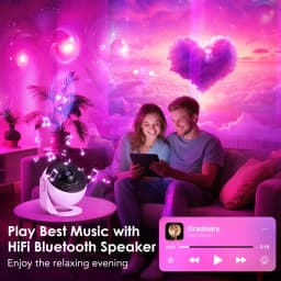 Upgrade13 in 1 Planetarium Galaxy Projector Pro,360°Rotation Galaxy Lamp with Bluetooth Speaker&Timing LED Lamp for Bedroom Gift
