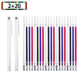 4-40Pcs High Temperature Disappearing Fabric Marker Pen Erasable Refill Pens For Patchwork Fabric PU Leather Mark Sewing Tools
