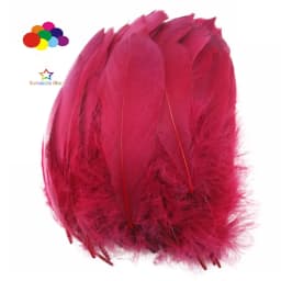 100PCS Soft Goose Feathers 5-7 Inch/13-18cm For Wedding Party Decoration Carnival Diy Facinator