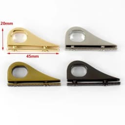 5Pcs Metal Buckles Bag Side Clip Clasps for Handbag Strap Chain Hanger Connector Screw Decoration Hook DIY Hardware Accessories