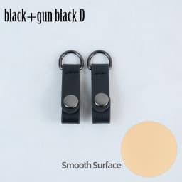 TANQU New 1 Pair 2 Piece Clip Closure Attachment for Obag Faux Leather Strap Hook Clip for Opocket O Bag