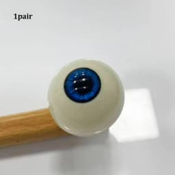 1pair 20mm Acrylic Fake Eyes Eyeballs with 3 Dimensional Fitting Eye 10 Styles Silicone Doll Simulation Eyeballs