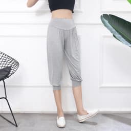 High Waist Modal Loose Fit Large Size Harlan Pants Women's Thin Extra Large Casual Sports Yoga Lantern Pants Cotton Lantern P...