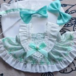 20cm Cotton Doll Clothes, Cute Pattern Maid Dress, Suitable For 18-20cm Plush Toys, Diy Dress-Up Props