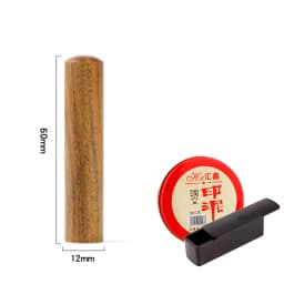 Hanko Stamp for Wood Custom Name Stamp Seal for Calligraphy English Chinese Logo Hand Account Chop Personal Gift Seal