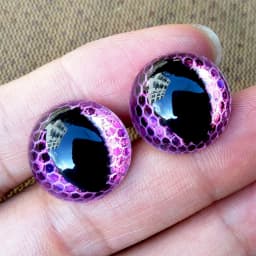 20pcs 3D Honeycomb Cat Safety Eyes For Crochet Toys Glitter Amigurumi Crafts Plush Doll Eyes DIY Toy Accessories