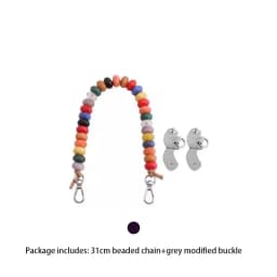HAVREDELUXE Beaded Decorative Chain For Longchamp Mini Bags Into Colorful Handheld Non Destructive Modification shoulder Straps