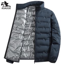 Men's Parka Men's Jacket Winter New down Jacket Solid Color Warm Jackets Men Business Leisure Coat Teenager Coats 96188