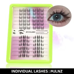 DINGSEN DIY Lash Clusters Thick Segmented Eyelash Extension 60D 80D 100D MIX Lashes Extension Cluster Lashes Individual Lashes