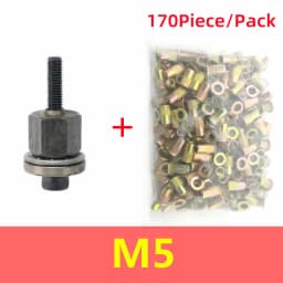 Hand Rivet Nut Tool Kit Riveter Setter Manual Rivet Nut Installation Tool M3-M10 Threaded Insert Nutsert for DIY Auto Repair