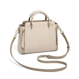 FOXER Split Leather Shoulder Bag Women Top Handle Handbag Female Large Capacity Tote Bag Simple Luxury Crossbody Purse