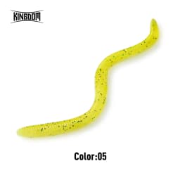 Kingdom 15pcs Earthworm Soft Lure Sinking 1.8g 96mm 2.8g 120mm Artificial Fishing Lures Bass Flatfish Fishing Fishing Equipment