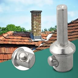 1pc Drill Adapter Chimney Cleaner Drill Adapter For Linking Electric Drill And Chimney Cleaning Brush Sweeping Away Flue Chimney