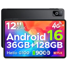DOOGEE Tab G6 Pro Tablet PC Android 16 Gemini AI 12'' 2K Display 9000mAh Battery 8GB RAM 128GB ROM Ultra-thin Body Smart Pad