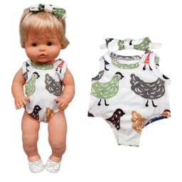 Fit 38 Cm Nenuco Doll Clothes Blue Coat Shirt Pants Ropa Y Su Hermanita Reborn Baby Doll Costumes Kids Gifts
