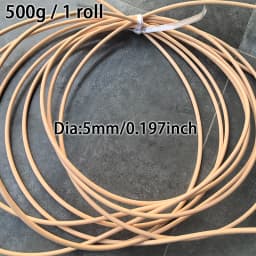 Dia5/6mm Whole Roll 500g Plastic Rattan Core DIY Handmade Furniture Products Woven Rattan Crafts Materials Fixed Vine Roll Tools