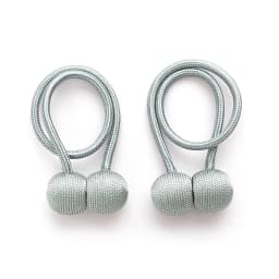 2PCS Curtain Tiebacks, a Pair Set, Including Tie Ropes, Curtain Buckles, Ring Buckles, Ropes, New Style with Magnetic Attraction