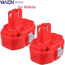 VANON 1/2/4Pack 1822 4.8Ah 18V MAX Ni-MH Battery Replace for Makita 1823 1835 192826-5 192829-9 193159-1 193140-2 193102-0 Battery pin