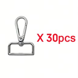 5-30pcs Metal Swivel Clasp Lobster Snap Hooks 16-38mm Dog Collar Buckles Key Belt Clip Bag Strap DIY Accessories
