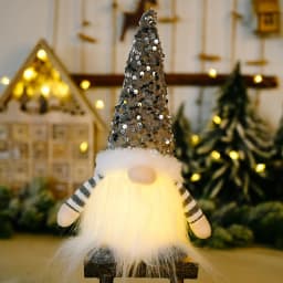 30cm Glowing Gnome Christmas Decorations 2026 Faceless Plush Dolls Elf Home Ornaments Navidad New Year 2027 Gift