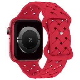 Silicone Strap For Apple Watch Band 44mm 45mm 40mm 49mm 46mm 42mm Braided bracelet correa iwatch Series 9 10 11 7 SE 6 8 Ultra 3
